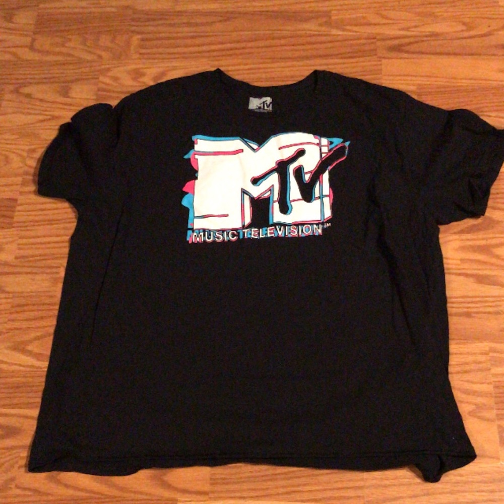 MTV black tshirt size 3x
